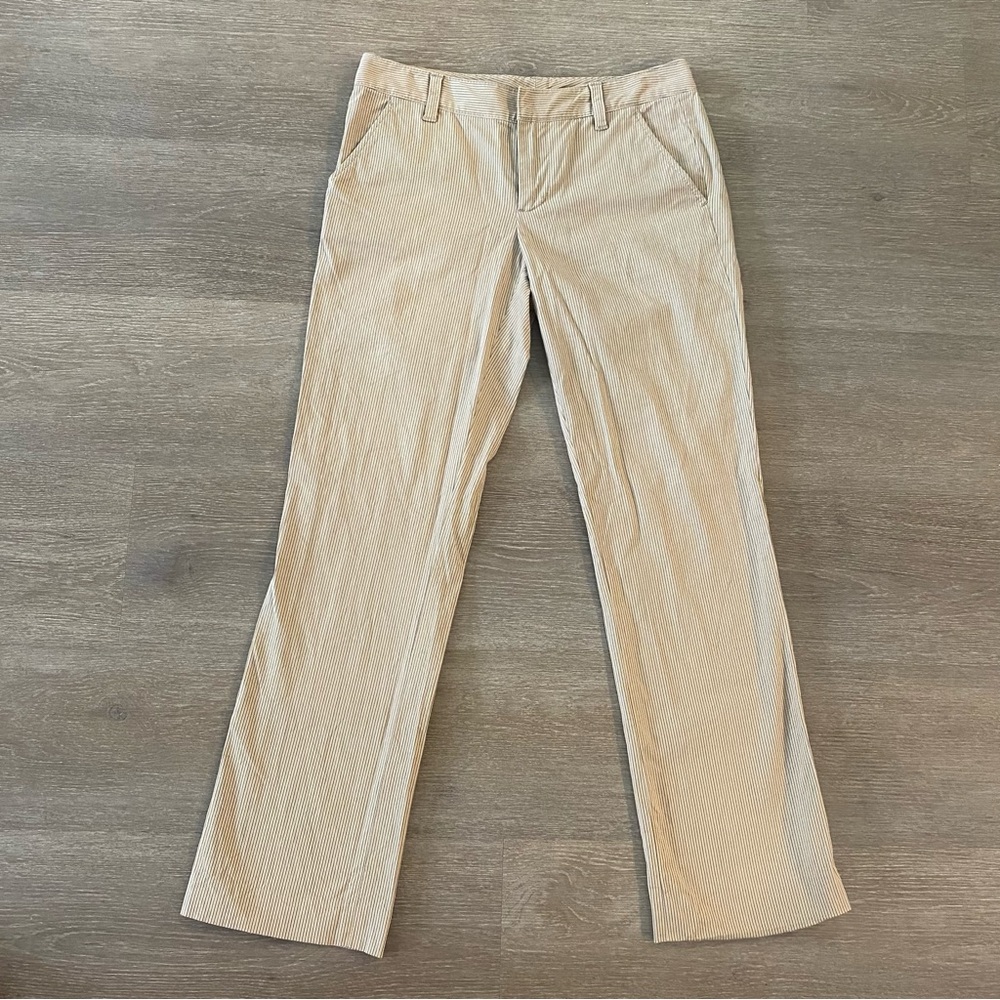 Marc Jacobs low waisted pinned stripes trousers
